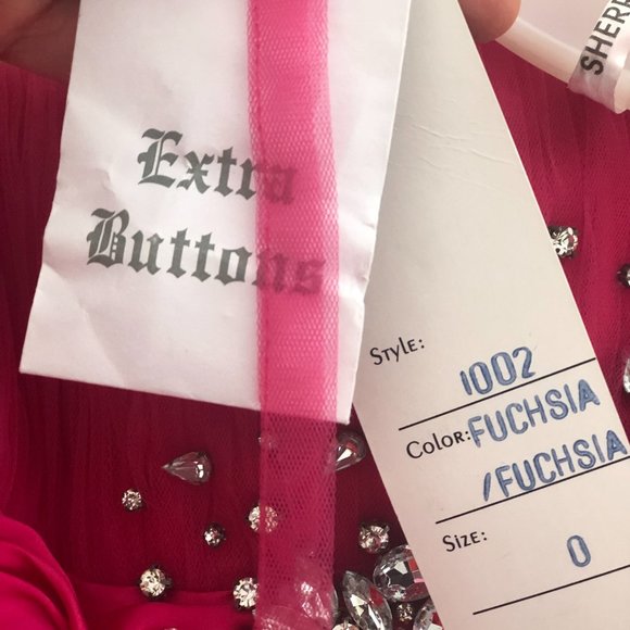 Sherri Hill Fuchsia Dress - Picture 9 of 9